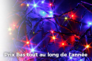 Vente de Guirlande lumineuse de noel Digital 192 LED Bleu- Badaboum