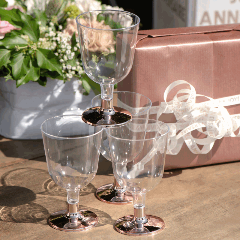Lot De 65 Verres à Vin En Plastique Transparent - 180 Ml - Réutilisables Et Incassables - Pour Fêtes, Mariages, événements