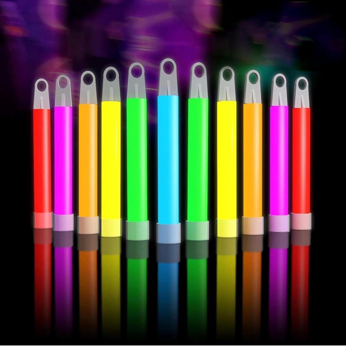 Lot 85 Pièces Bracelets Et Accessoires Lumineux LED – Glow Sticks, Lunettes, Doigts & Cheveux Pour Fêtes