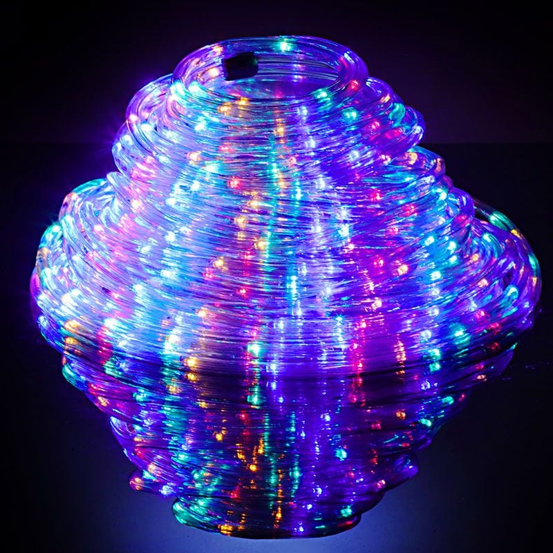 Guirlande Lumineuse Tube LED 10m 100LED Blanc Chaud Avec Télécommande - Étanche Intérieur Extérieur