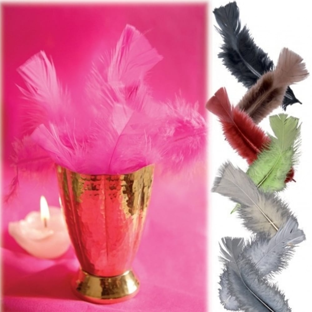 PLUME DE DECORATION,yellow gold wire--Plumes de Boa, 2 mètres, 20g