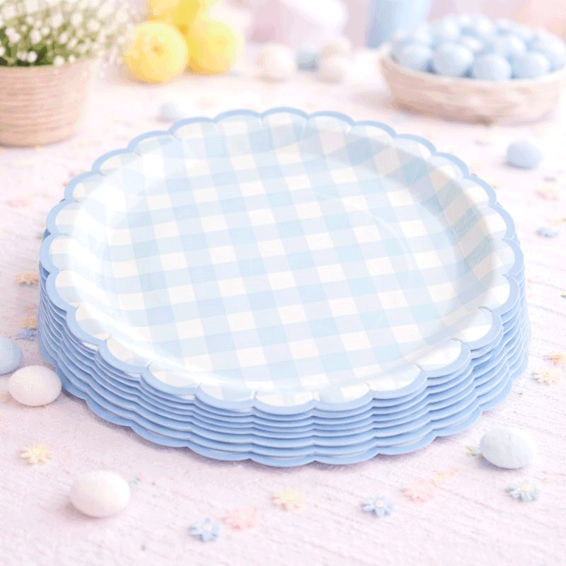 16 Assiettes en carton doré 22 cm, décoration anniversaire et fêtes à