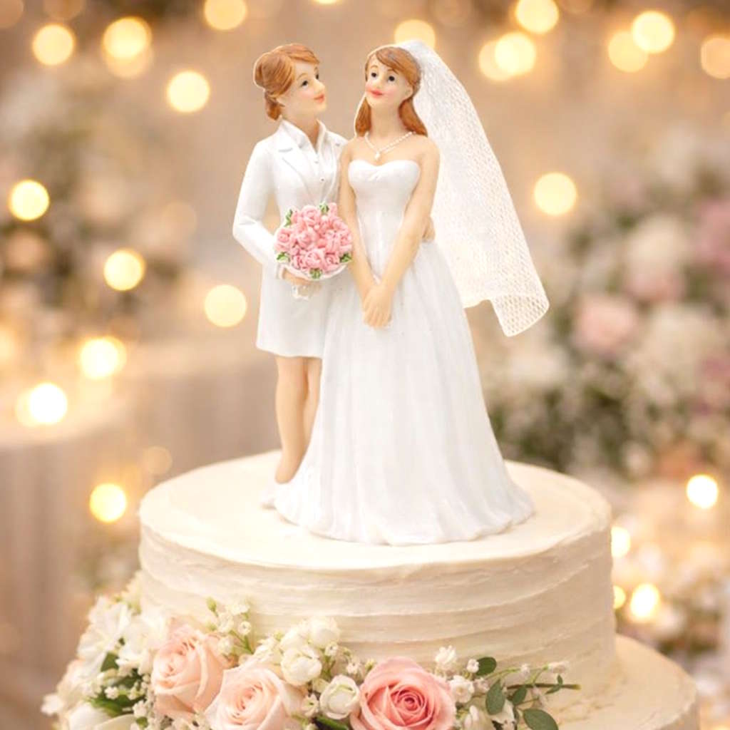 Figurines de gâteaux de mariage, Figurines de mariés pour gâteaux de