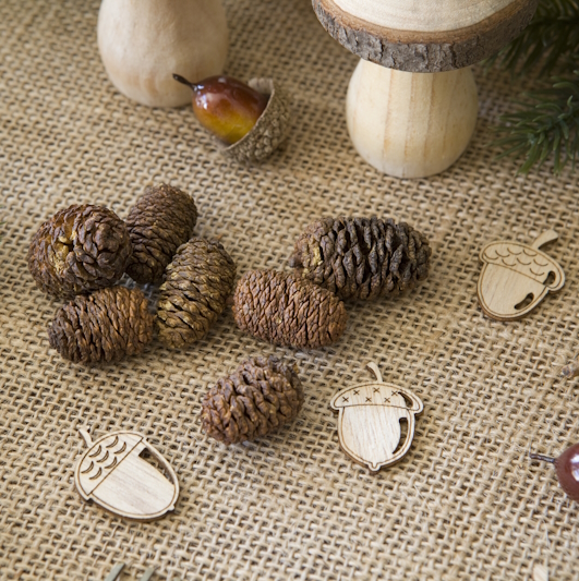Lot De 10 Pommes De Pin Fermées D'Italie - Décoration Naturelle Pour Noël, DIY