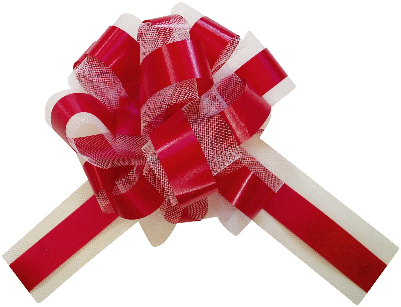 100 Noeuds Cadeau Autocollants Rouge Noël - Déco Emballage 4x4 Cm - Brillant Métallique