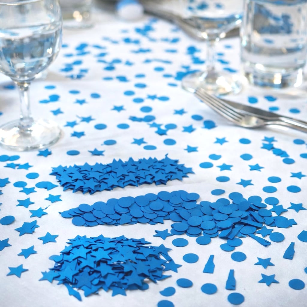 350 Confettis Cœurs Rose Pailletés Scintillants - 5 Formes Différentes Pour Décoration Table Mariage, Anniversaire, Baptême Et Fêtes