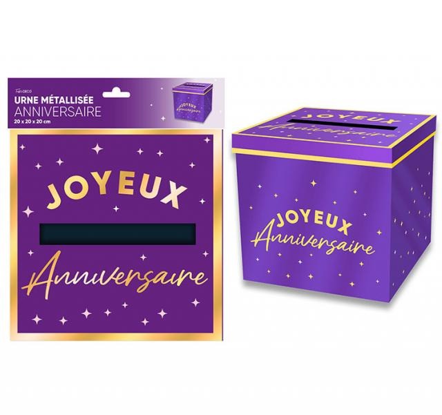 Boîte Cagnotte Anniversaire En Bois - Urne Étoile Creuse Décorative Pour Cartes Et Argent