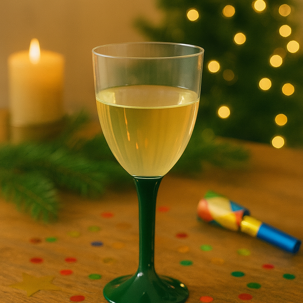 Verre à Vin Licorne Avec Perles Et Paillettes - Original Et Fun