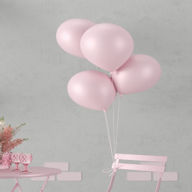 Lot de 10 ballons pas cher rose clair Ø30 cm