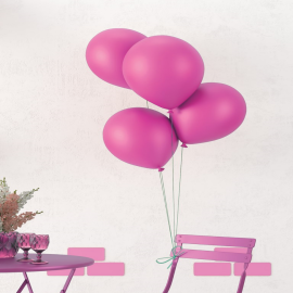 Lot de 10 ballons roses Ø30 cm pas cher