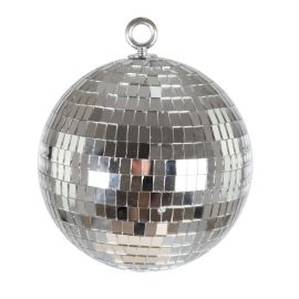 Boule à facettes de 20 cm avec anneau d'accrochage pour décorations festives - Badaboum