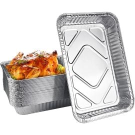 2 Barquettes en aluminium avec couvercles 3,5 Litres