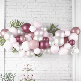 50 ballon mariage bleu et blanc pas cher