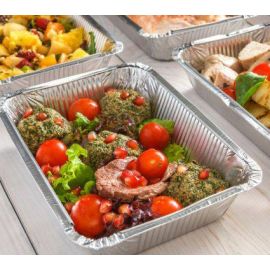 5 Barquettes aluminium 2600ml