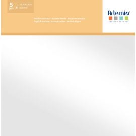 5 feuilles de papier acétate transparent 