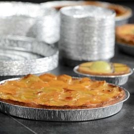 5 Moules à tartes aluminium 29cm