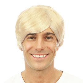 Perruque courte raide - blond