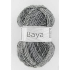 pelote de fil à tricoter Baya Gris Cheval Blanc