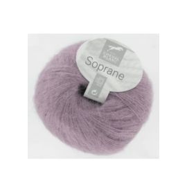 pelote de fil à tricoter Soprane Mauve Cheval blanc