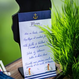 10 Menus Theme Marin Ancre Mariniere