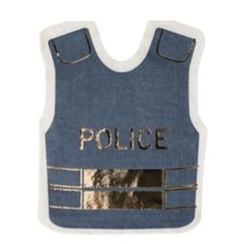 16 Serviettes en papier Theme Police