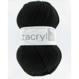 Fil à tricoter Cheval Blanc Uttacryl Noir