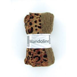 pelote de fil à tricoter mandoline Marron Cheval blanc 
