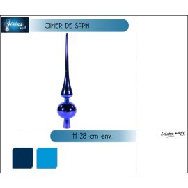 Cimier de Sapin de Noel Turquoise