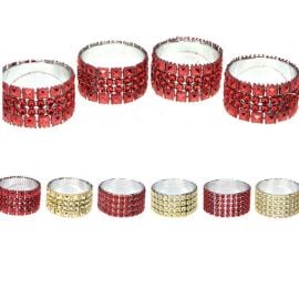 4 Ronds de Serviette Bijoux pas cher
