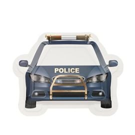 8 Assiettes en carton Theme Police