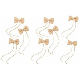 30 Pcs Noeud Voiture Mariage,noeud Blanc Decoration,dcoration De Voiture  Mariagede Mariage Nuds,noeud Blanc Satin,noeud Voiture,pour Dcoration De  Voit