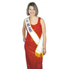 Écharpe Miss 40 Ans