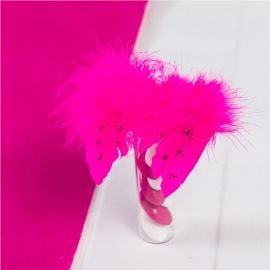 Aile d'ange Plume Fuchsia x 5 pièces