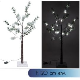 Arbre lumineux de noel Effet Neige 24 LED Blanc