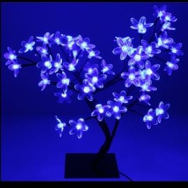 Arbre lumineux de noel exterieur Bleu 48LED