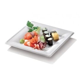 Assiette carrée en carton Blanche 23cm