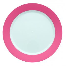 Assiette plastique Daytona Fuchsia