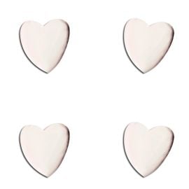 Attache Parisienne Coeur Blanc