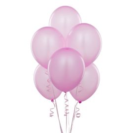 Ballon gonflable Rose 30 cm x 50 pièces - decoration fetes pas cher - Badaboum.fr
