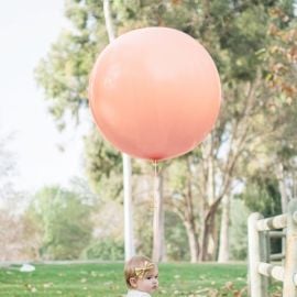 Ballon géant 1m Corail uni