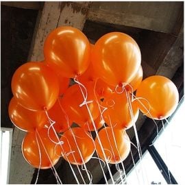 Ballon mariage nacre Orange 30cm