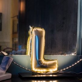 Ballon Mylar Lettre L Or 36cm