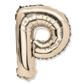 Ballon Mylar Lettre P Or 36cm