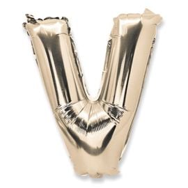 Ballon Mylar Lettre V Or 36cm