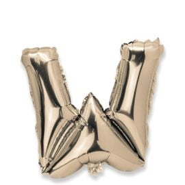 Ballon Mylar Lettre W Or 36cm