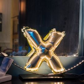 Ballon Mylar Lettre X Or 36cm