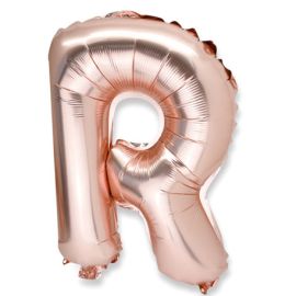 Ballon Mylar Lettre R Rose 36cm