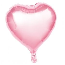 Ballon Mylar Cœur Rose Pastel