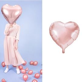 Ballon Mylar Coeur Rose Gold 61 cm