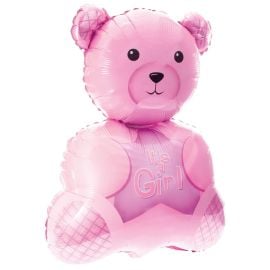 Ballon mylar Ourson Fille